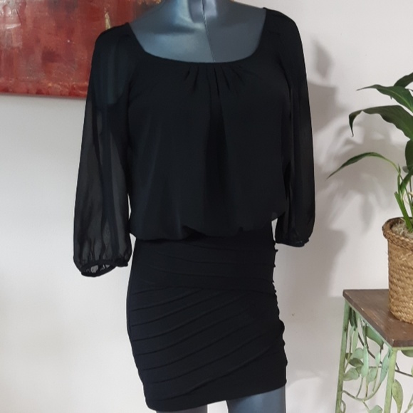 B Darlin Dresses & Skirts - 25% off bundles B. DARLIN  sheer 3/4 puff sleeves